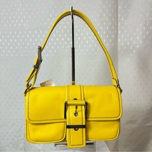 Michael Kors  Yellow Leather Shoulder Bag